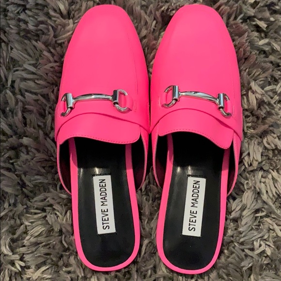 steve madden neon mules